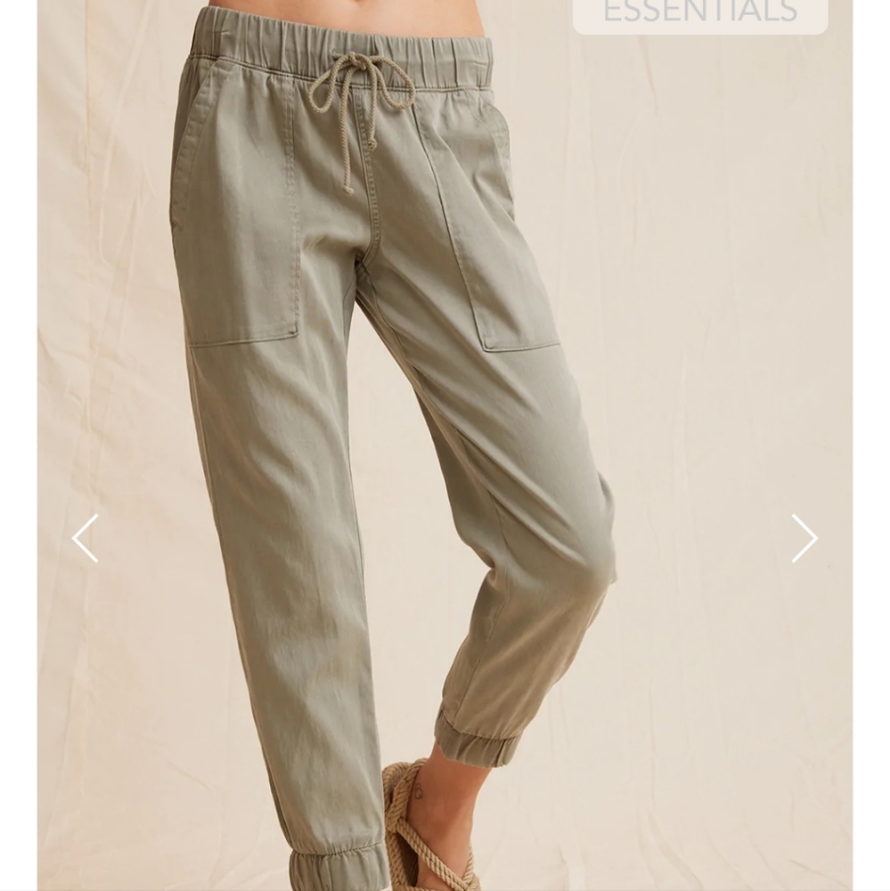 NWOT Anthropologie Cloth & Stone The Pocket Jogger Pants Soft Army Green Medium